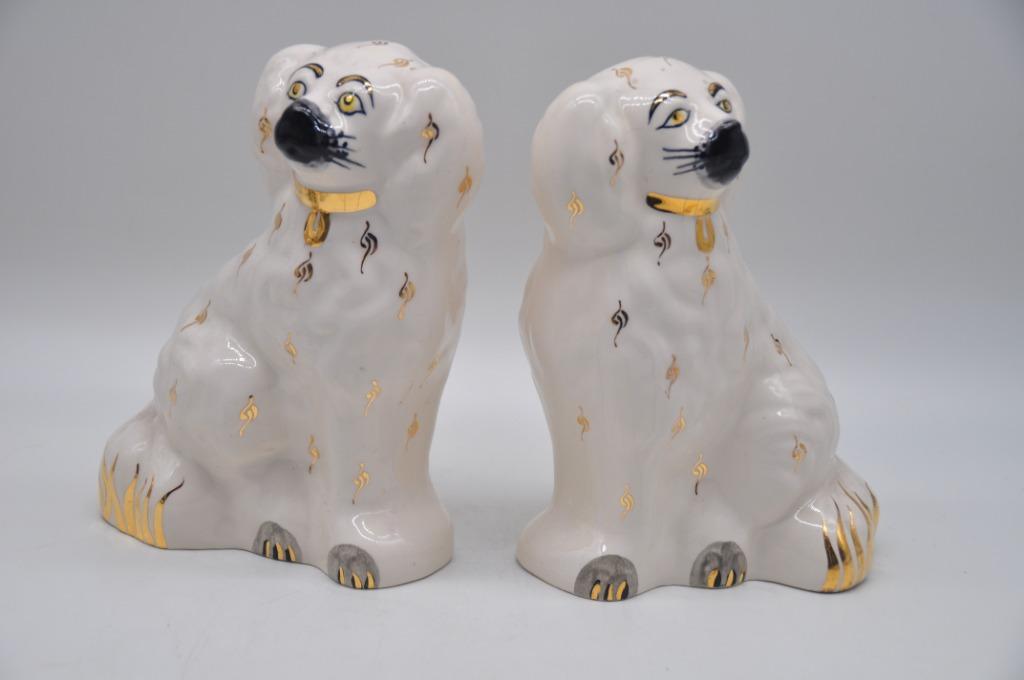Staffordshire - koppel hondjes - antiek, Ophalen of Verzenden