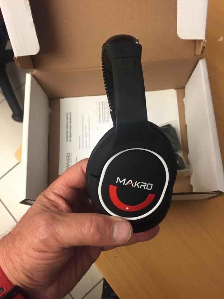 Casque sans fil Makro Red Edition 2,4 GHz + module, Enlèvement ou Envoi, Neuf, Autres marques