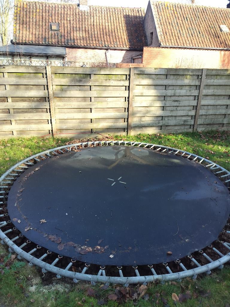 trampoline net 3m20 diameter, Enlèvement, Utilisé
