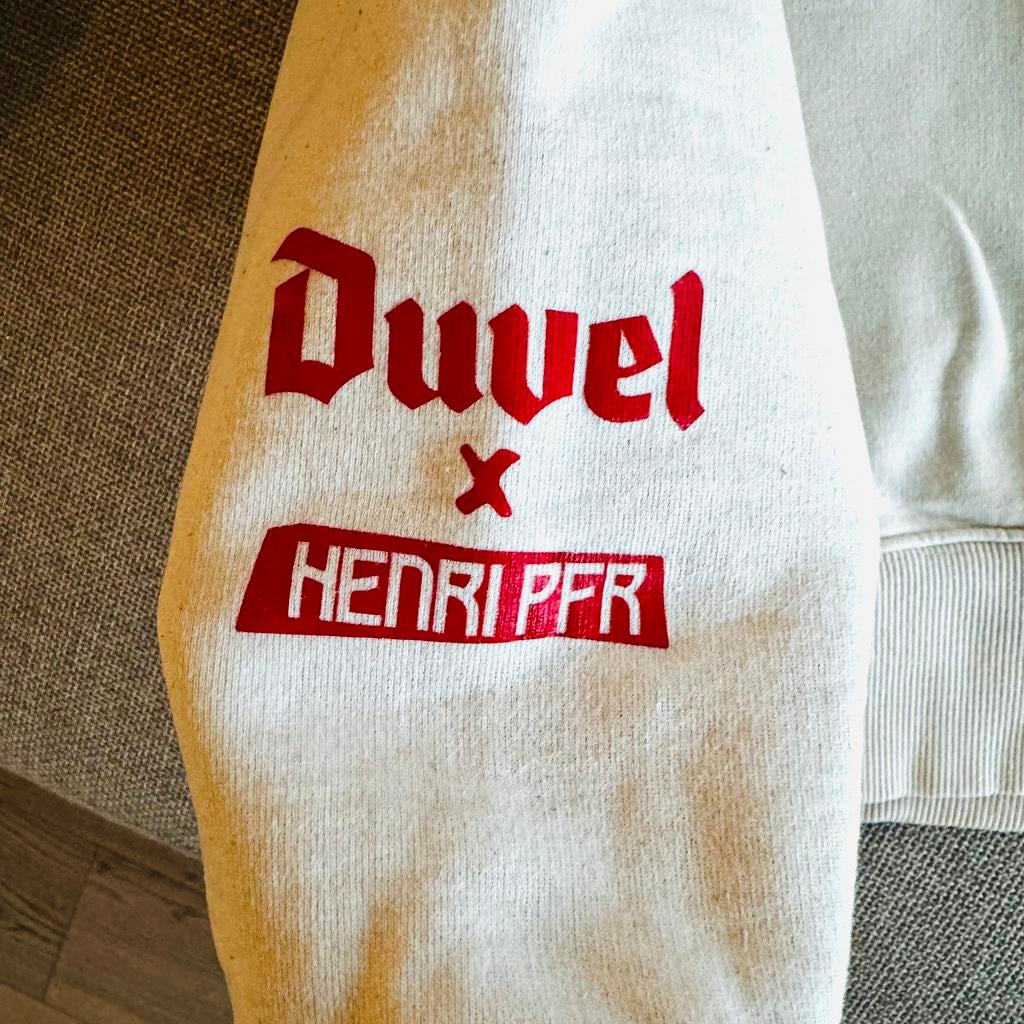 Duvel X Henri PFR sweater - uniseks, Ophalen, Zo goed als nieuw