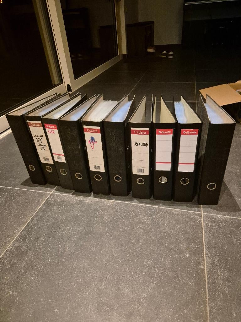 Kaften en mappen - verschillende soorten, Diversen, Schoolbenodigdheden, Ophalen, Zo goed als nieuw