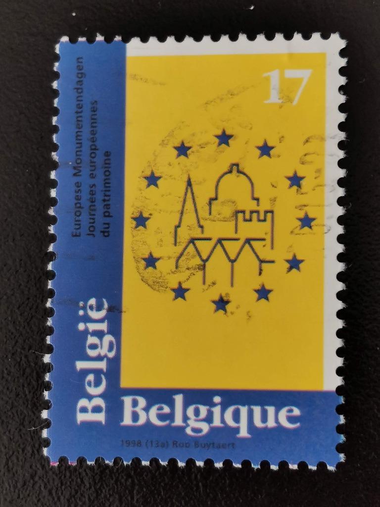 Belgique 1998 - Logo des Journées européennes du patrimoine, Enlèvement ou Envoi, Affranchi