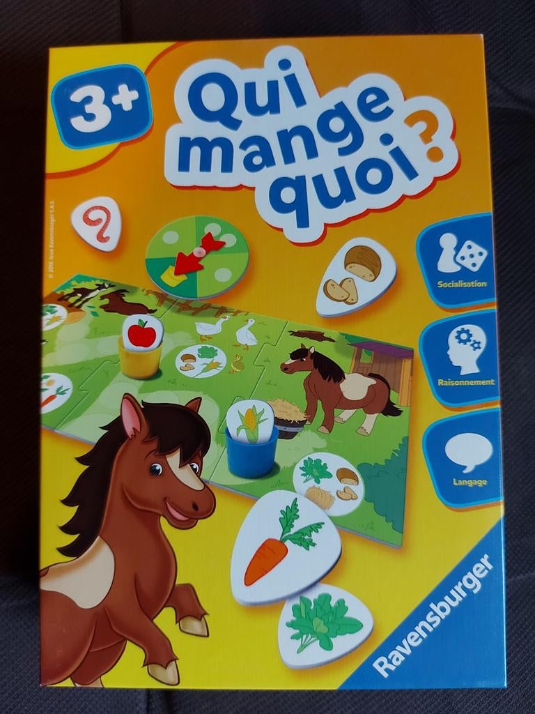 Jeu "Qui mange quoi", Enlèvement, Ravensburger