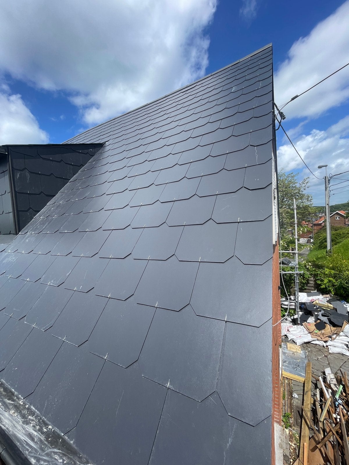 Toiture, Bricolage & Construction, Enlèvement ou Envoi, Comme neuf, Bois, Tuiles