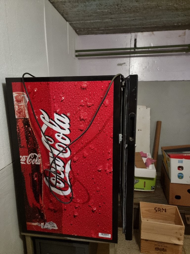 Coca-Cola koelkast, 75 tot 100 liter, 45 tot 60 cm, Ophalen, 85 tot 120 cm