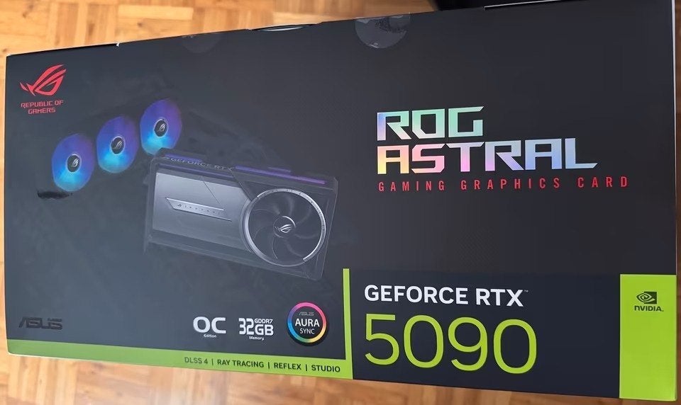 Asus GeForce RTX 5090 ROG Astral LC OC 32GB GDDR7 RAM, Informatique & Logiciels, Enlèvement ou Envoi, Neuf, Autres types, Autres chipsets