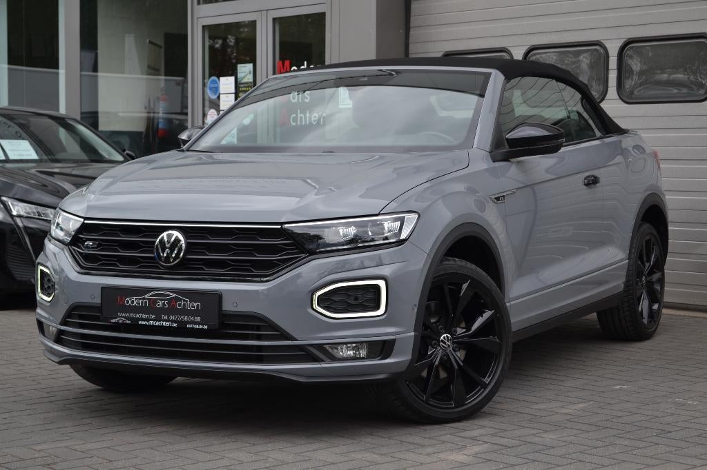 Volkswagen T-Roc Cabrio 1.5 FSI DSG "R-Line" Nardo Grijs, Autos, Volkswagen, Cuir, Argent ou Gris, Achat, Entreprise