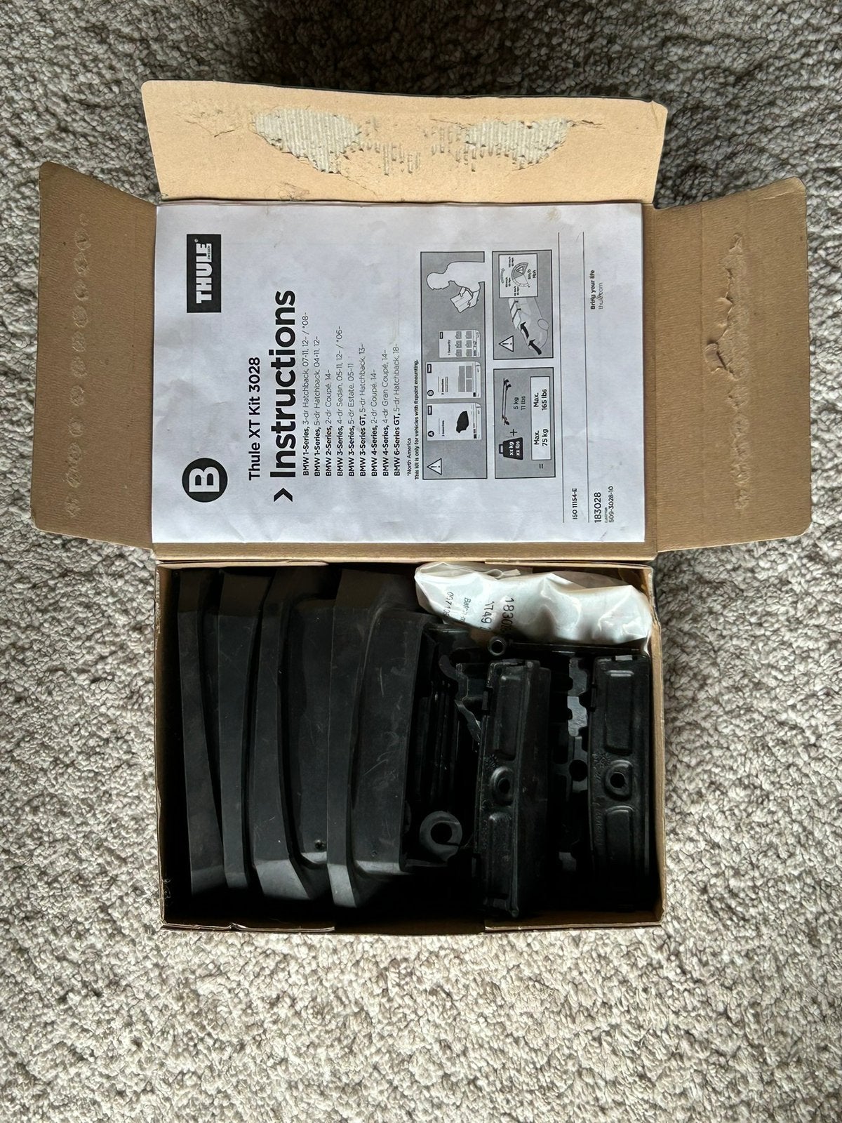Kit THULE XT 3028 BMW 3, 4, 6, Enlèvement ou Envoi, Utilisé