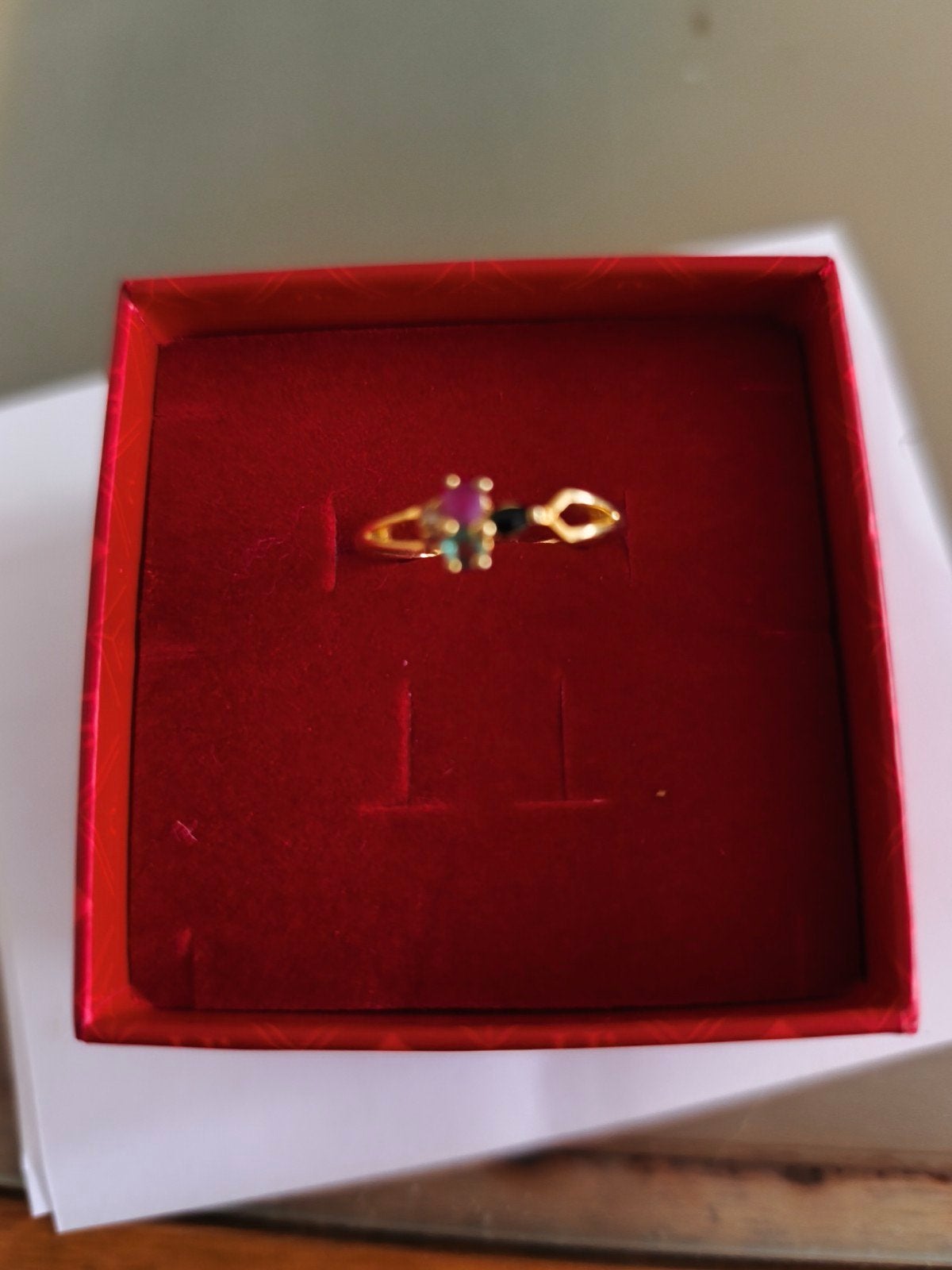 Vintage gouden ring, Handtassen en Accessoires, Ringen, Ophalen