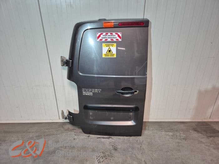 Portière arrière camionnette d'un Peugeot Expert (EVL), -, 3 mois de garantie, Utilisé, Porte