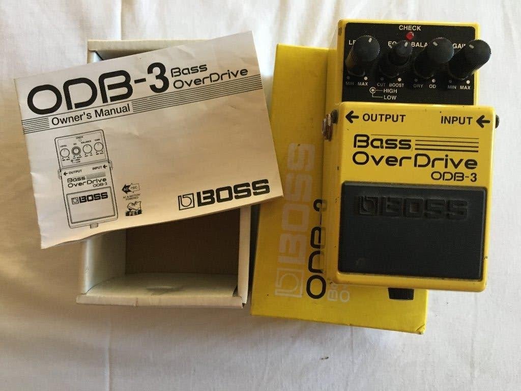 Overdrive pour basses BOSS ODB-3, Musique & Instruments, Effets, Enlèvement, Comme neuf, Distortion, Overdrive ou Fuzz