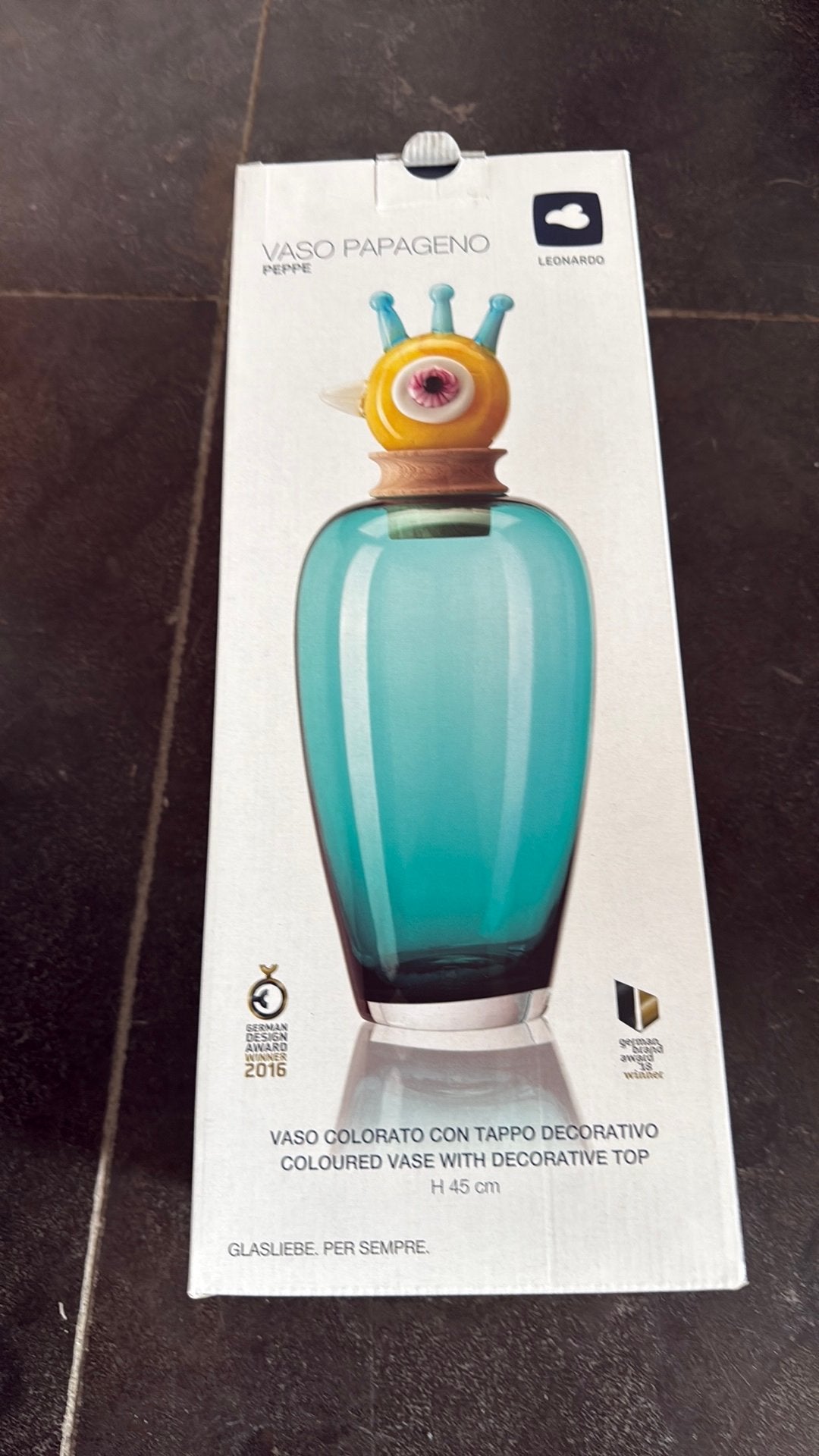 Nieuw vaas Leonardo Papageno  PEPPE, Huis en Inrichting, Woonaccessoires | Vazen, Ophalen of Verzenden, Nieuw
