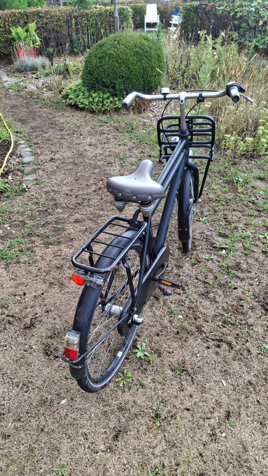 Cortina zwarte retro fiets ideaal voor personen 1.60m, Fietsen en Brommers, Ophalen, Gebruikt, Velgrem, Versnellingen
