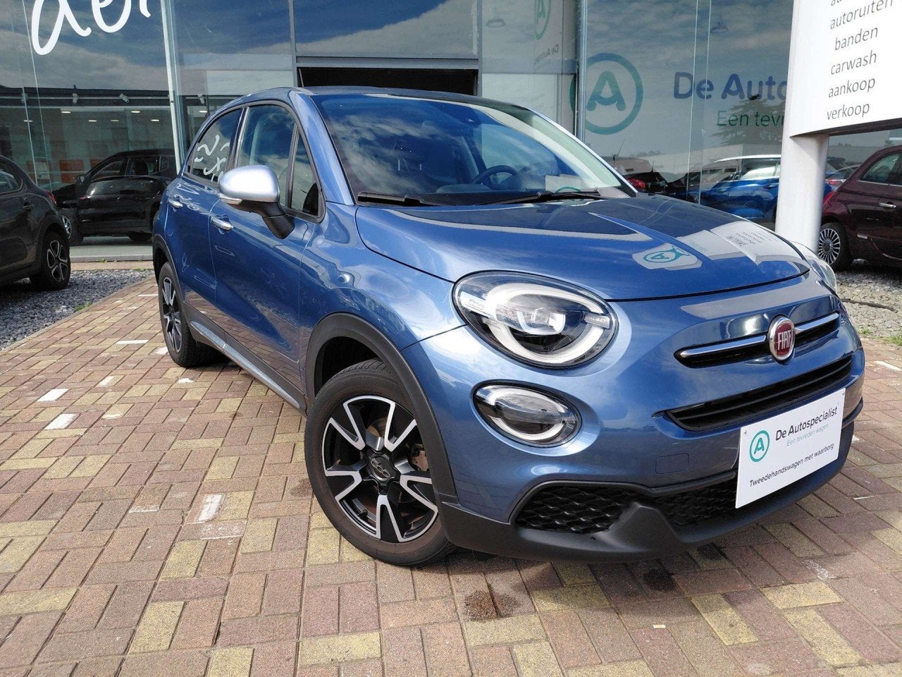 Fiat 500X Basis (bj 2019), Auto's, Gebruikt, Blauw, 500X, 120 pk