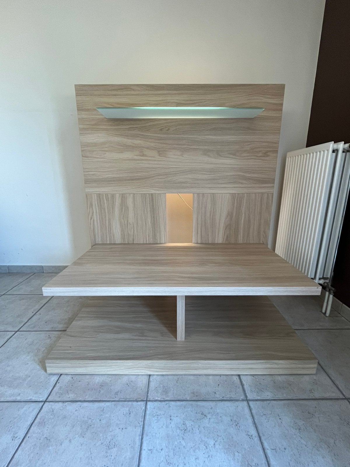 TV meubel, Ophalen, Gebruikt, 100 tot 150 cm, 75 cm of meer