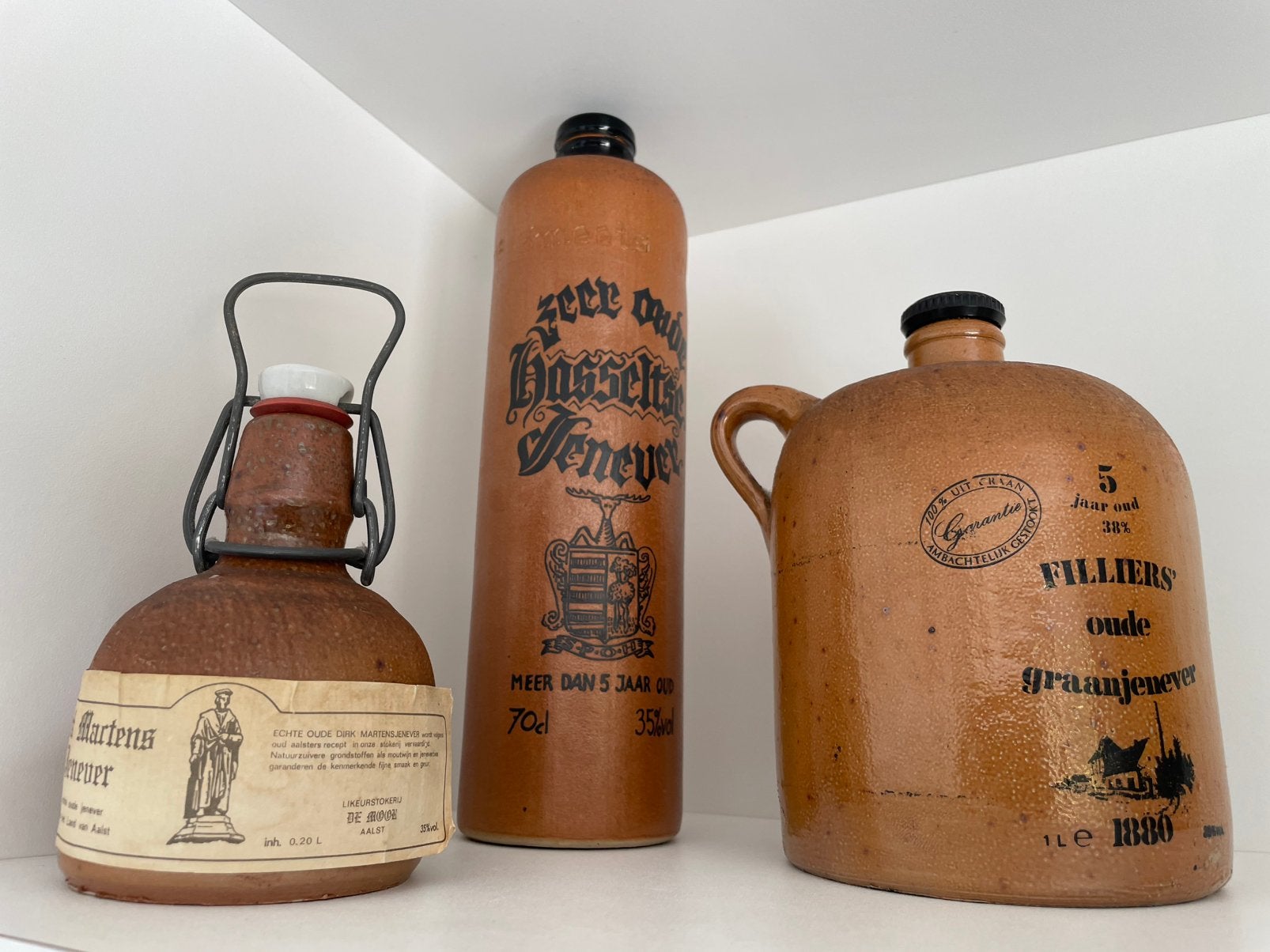 Lege jeneverflessen, Antiek en Kunst, Curiosa en Brocante, Ophalen