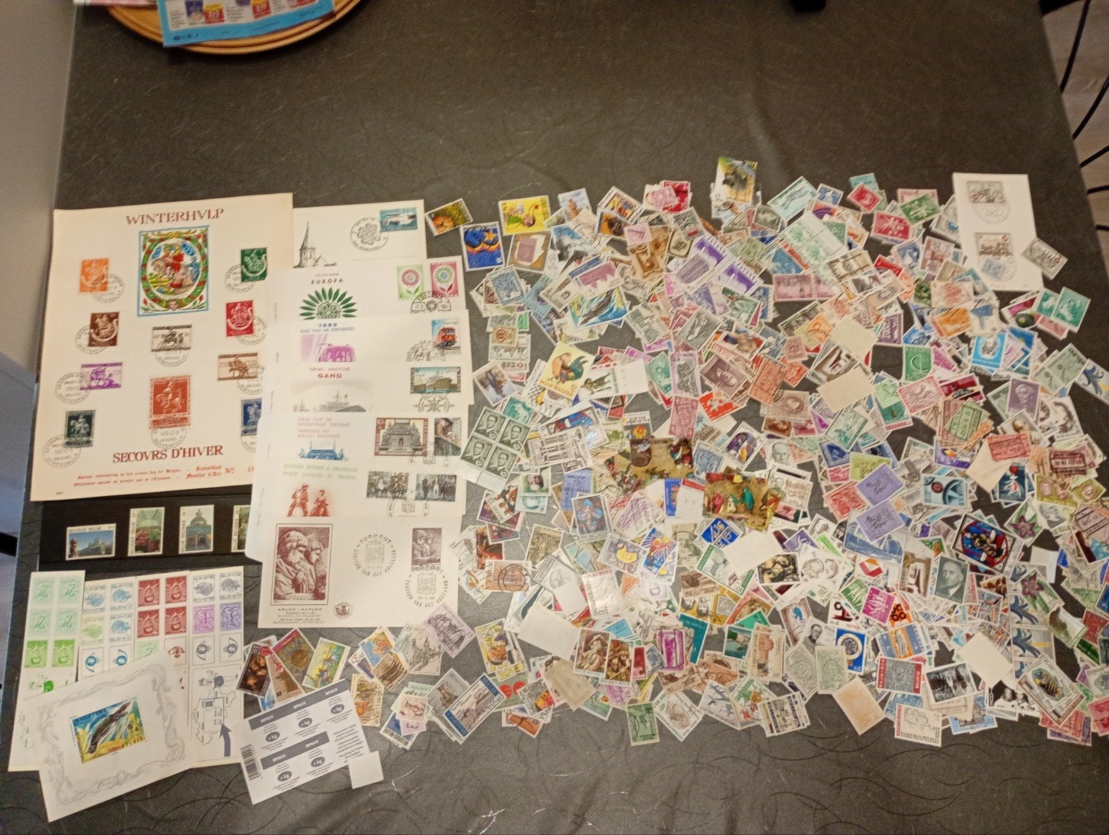 L83) joli lot de timbres belges, Enlèvement ou Envoi