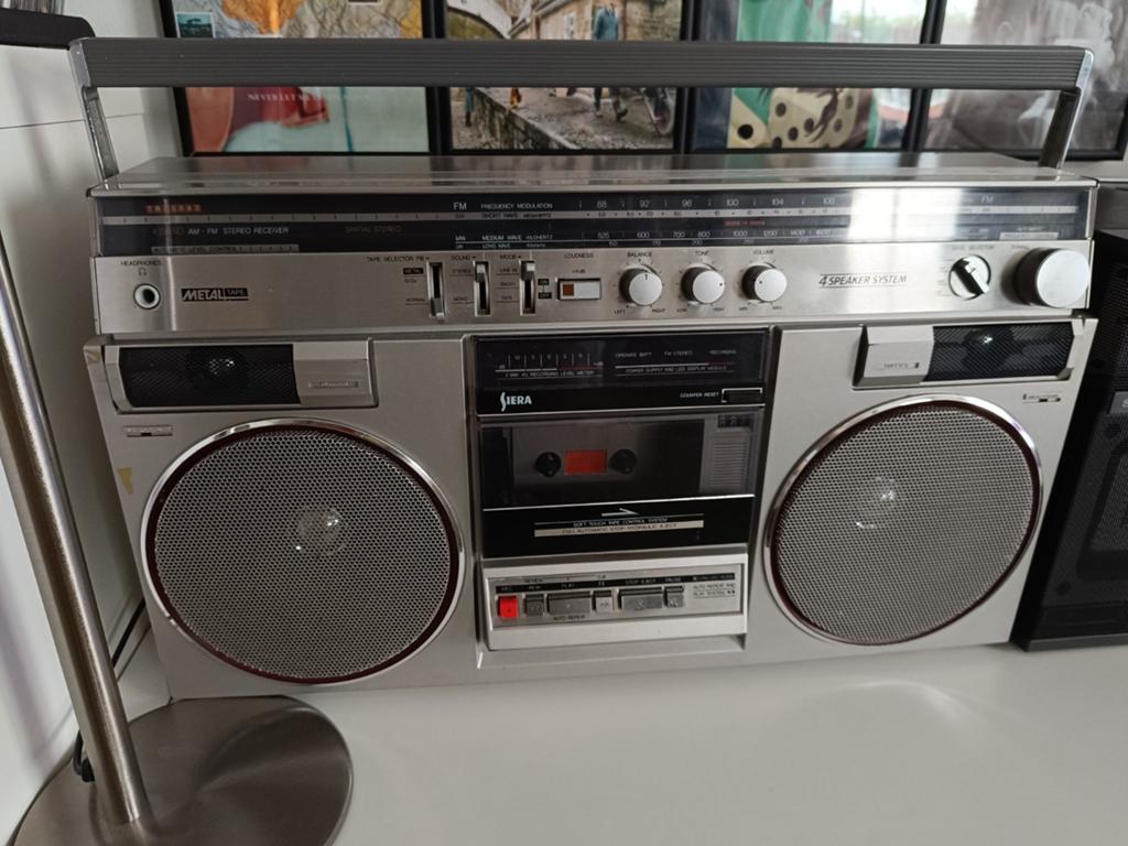 Radio Boombox Siera 80's, Ophalen of Verzenden, Radio