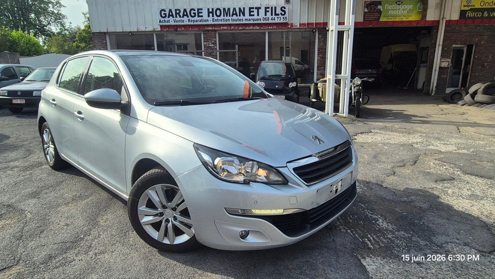 PEUGEOT 308 1.2 ESSENCE 2015 EURO6B, Argent ou Gris, Achat, Euro 6, Entreprise