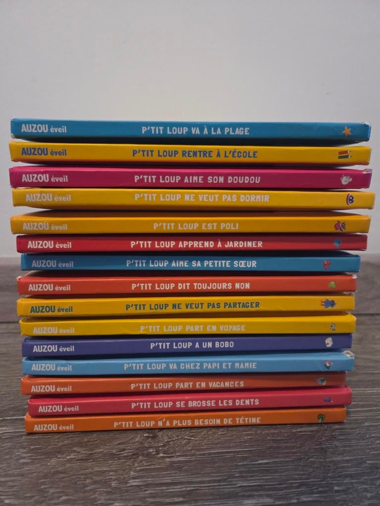 15 livres de la collection P'tit Loup, Enlèvement