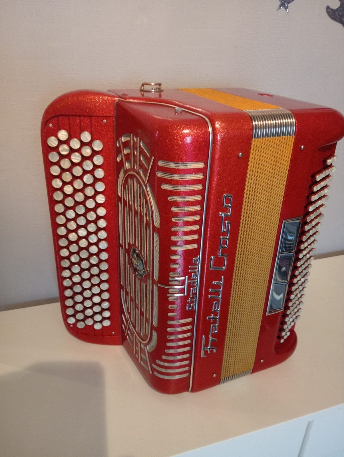 Accordéon fratelli crosio Do 2, Musique & Instruments, Enlèvement, Avec valise