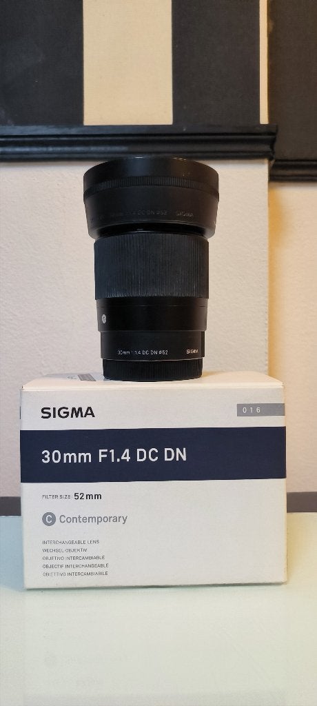 Sigma 30mm F1.4 DC DN Contemporary – Sony E, Audio, Tv en Foto, Foto | Lenzen en Objectieven, Autofocus, Sony E-mount, Sigma, Zo goed als nieuw
