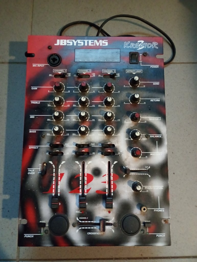 JB Systems Creator 3, Enlèvement, Utilisé, Moins de 5 canaux, Entrée micro