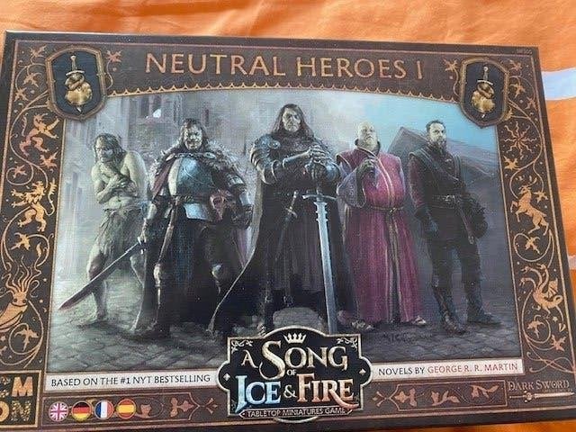 Wargame ASOIF (Game of Thrones) - héros neutres, Hobby en Vrije tijd, Ophalen, Zo goed als nieuw, Overige soorten, Figuurtje(s)