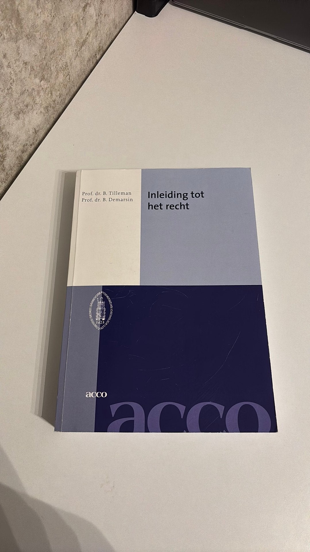Bernard Tilleman - Inleiding tot het recht, Boeken, Techniek, Ophalen of Verzenden, Bernard Tilleman; Bert Demarsin