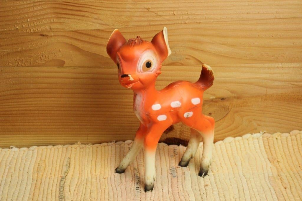 Vintage Pieper pieppop Bambi, Verzamelen, Ophalen of Verzenden, Bambi of Dumbo, Gebruikt, Beeldje of Figuurtje