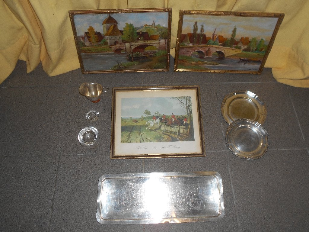 bel ensemble d'objet a 25 euros, Enlèvement, Peinture