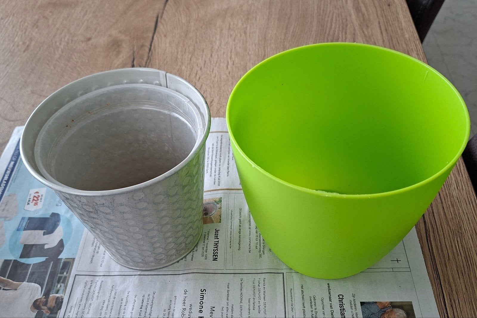 lot de 2 pots de fleurs, Jardin & Terrasse, Enlèvement