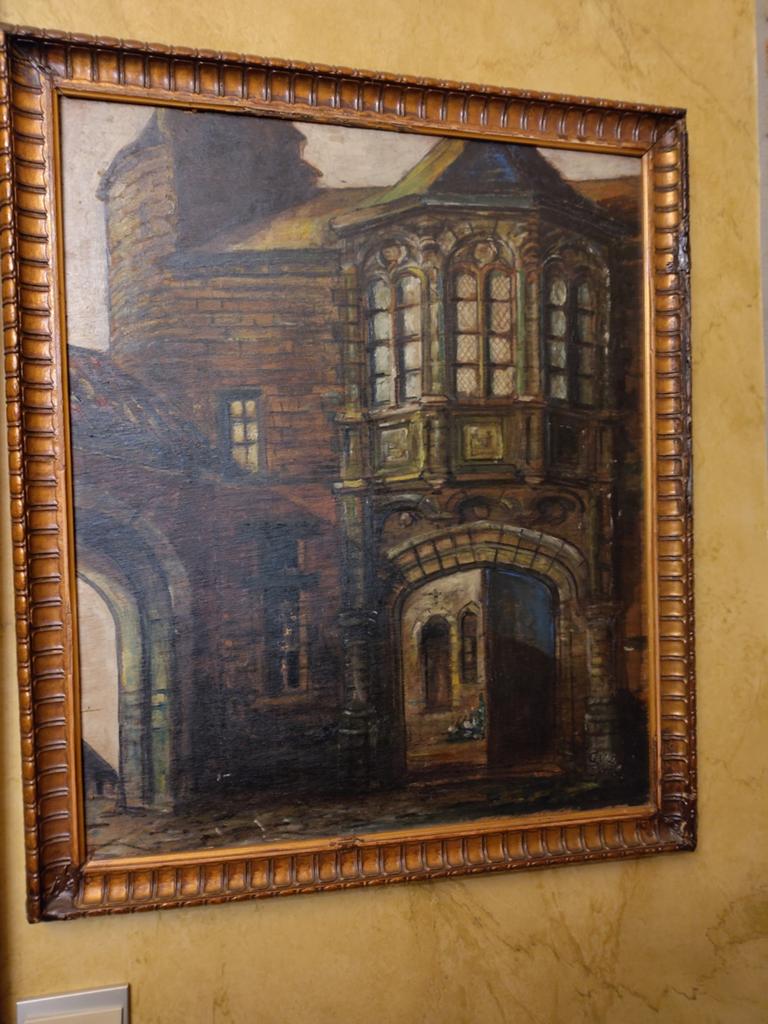 Oud olieverfschilderij, Ophalen