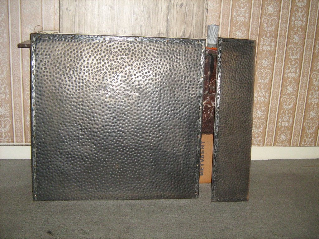 plaque décorative en métal, Antiquités & Art, Antiquités | Bronze & Cuivre, Enlèvement