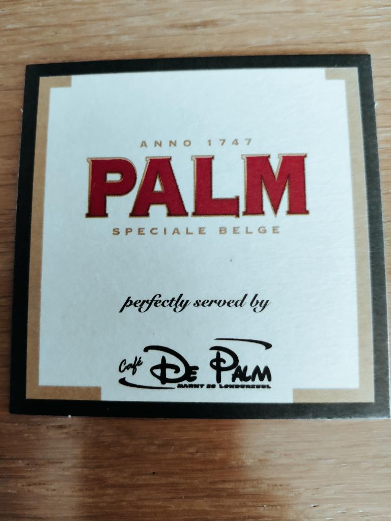Bierviltje Palm R/V, Collections, Marques de bière, Enlèvement ou Envoi, Comme neuf, Sous-bock, Palm