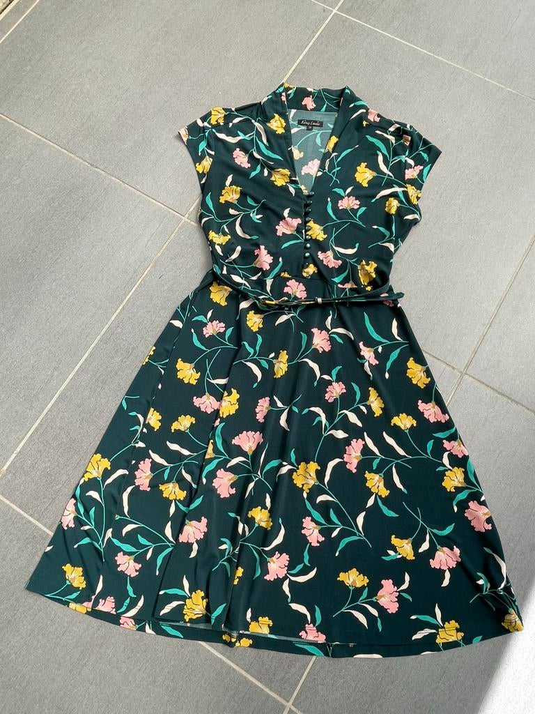 Jurk - King Louie - maat M, Kleding | Dames, Ophalen of Verzenden, Zo goed als nieuw, Maat 38/40 (M)