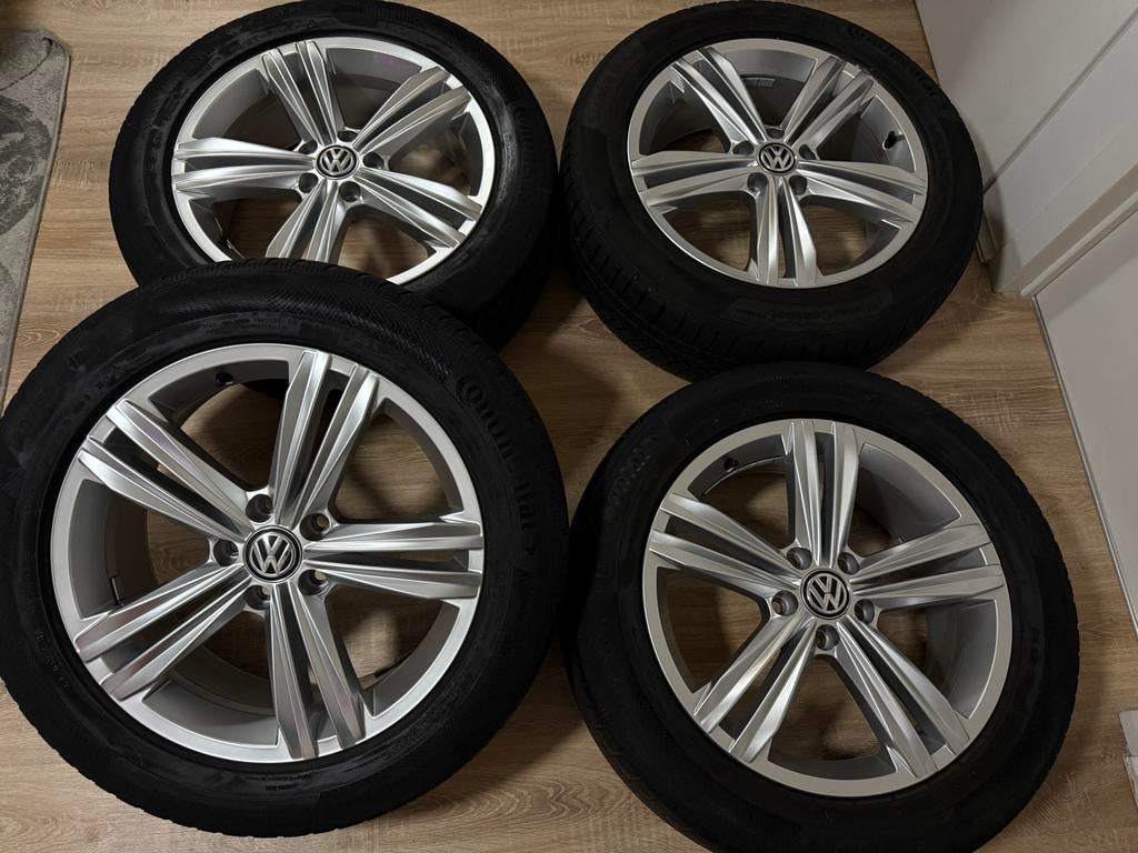 Jantes Volkswagen 18 5x112 Sebring d’origine R-line, Enlèvement ou Envoi, 18 pouces, Pneu(s)