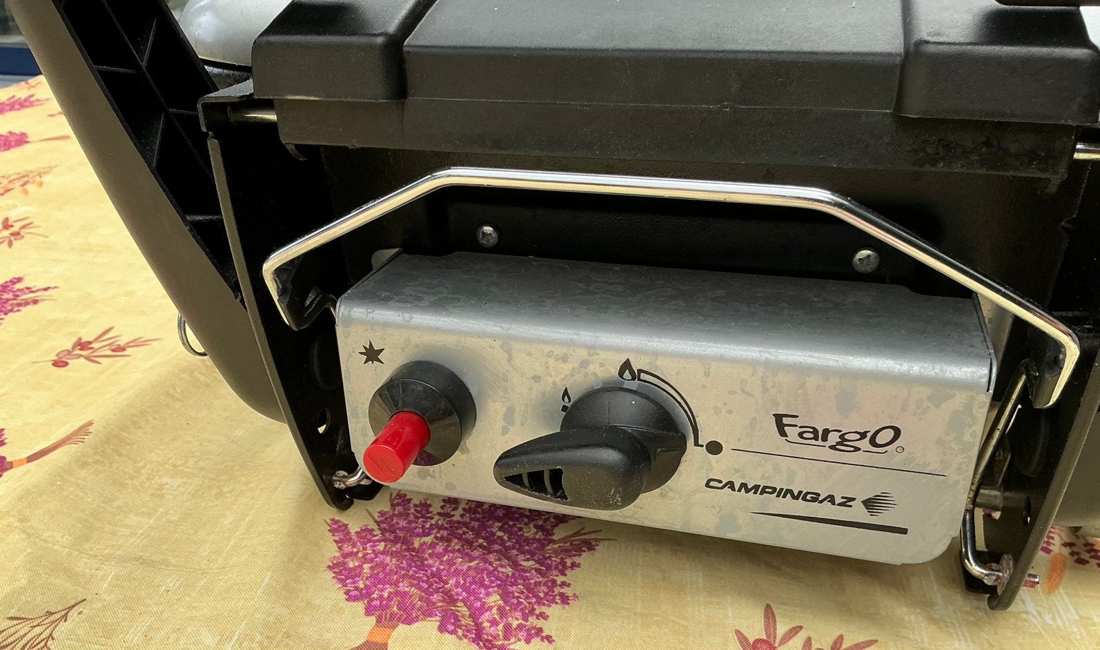 Gas barbeque campinggaz, Enlèvement, Utilisé