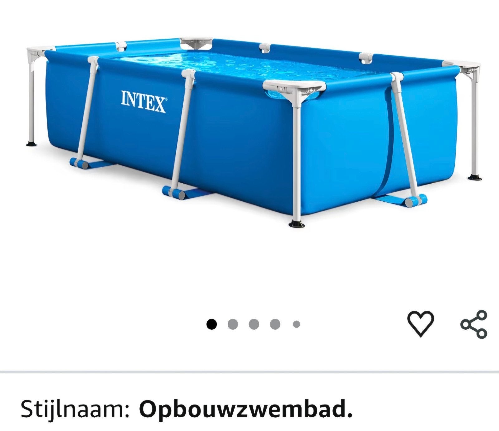 Intex zwembad met pomp, Tuin en Terras, Ophalen