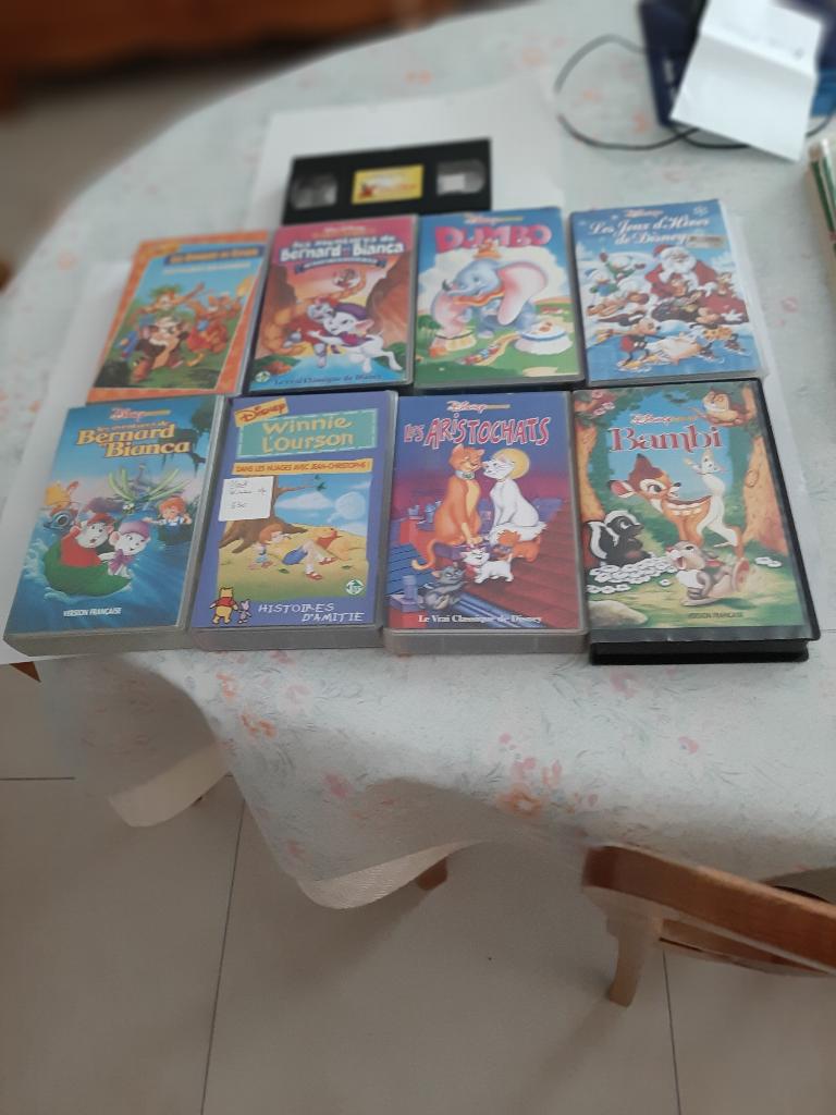 cassettes vidéo pour  enfants     DISNEY, Ophalen, Zo goed als nieuw, Tekenfilms en Animatie