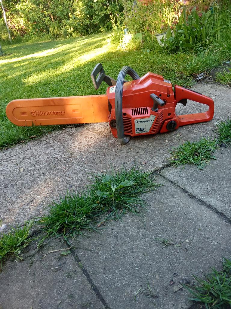 Husqvarna 36 air injection kettingzaag, Ophalen, Gebruikt, Kettingzaag, 30 tot 70 mm