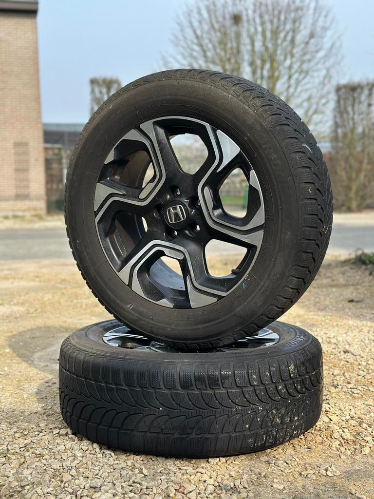 Honda Set van 4 18inch velgen met winterbanden, Auto-onderdelen, Banden en Velgen, Ophalen, 18 inch, Winterbanden, Band(en)