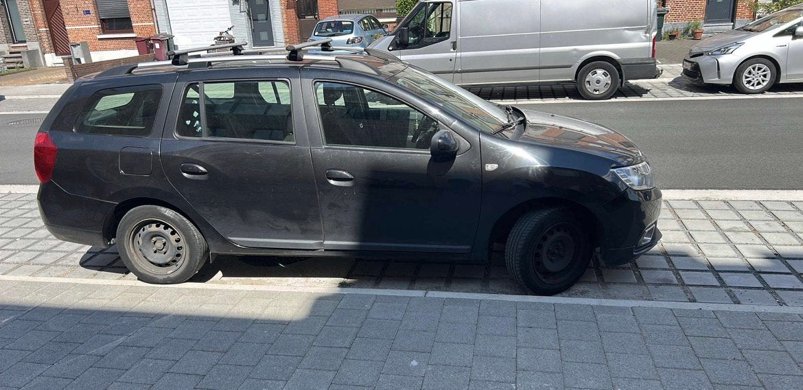 Dacia Logan mcv 2017, Auto's, Dacia, Stof, Euro 6, Parkeersensor, Zwart