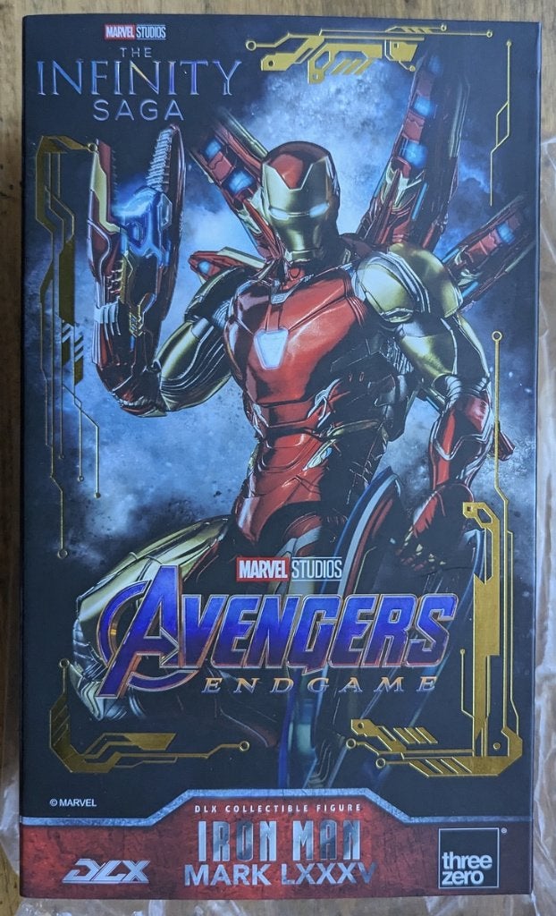 threezero DLX Iron Man Mark LXXXV / 85 Marvel Avengers, Envoi, Comme neuf