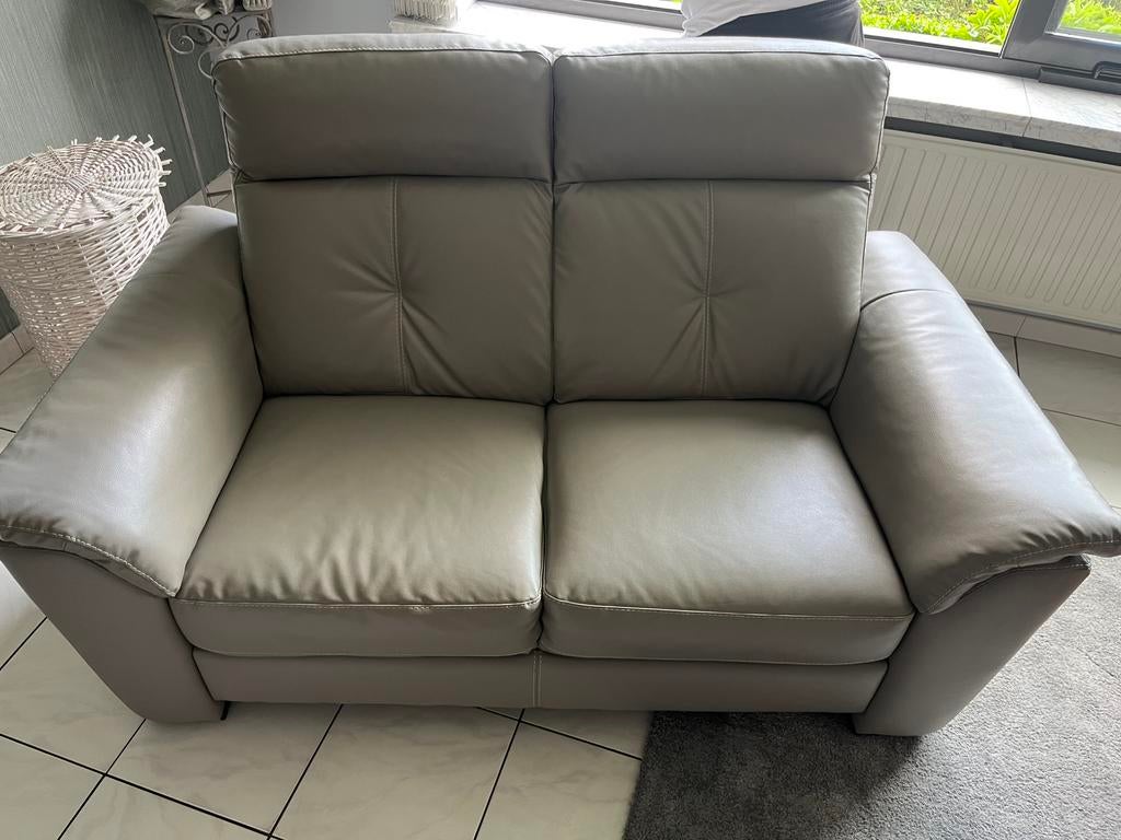 2 zit en 2 zit met manuele relaxen, Huis en Inrichting, Zetels | Zetels, Ophalen, Gebruikt, Leer