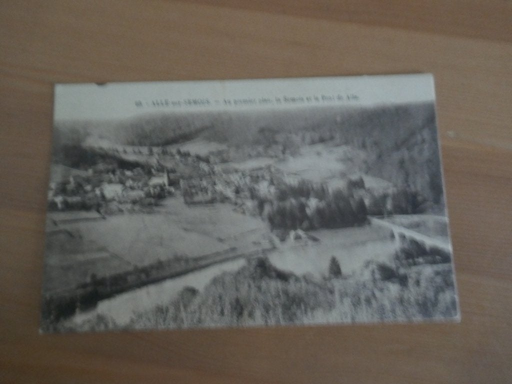 alle s/semois au premier plan, la semois et le pont de Alle, Enlèvement ou Envoi, Affranchie, Namur