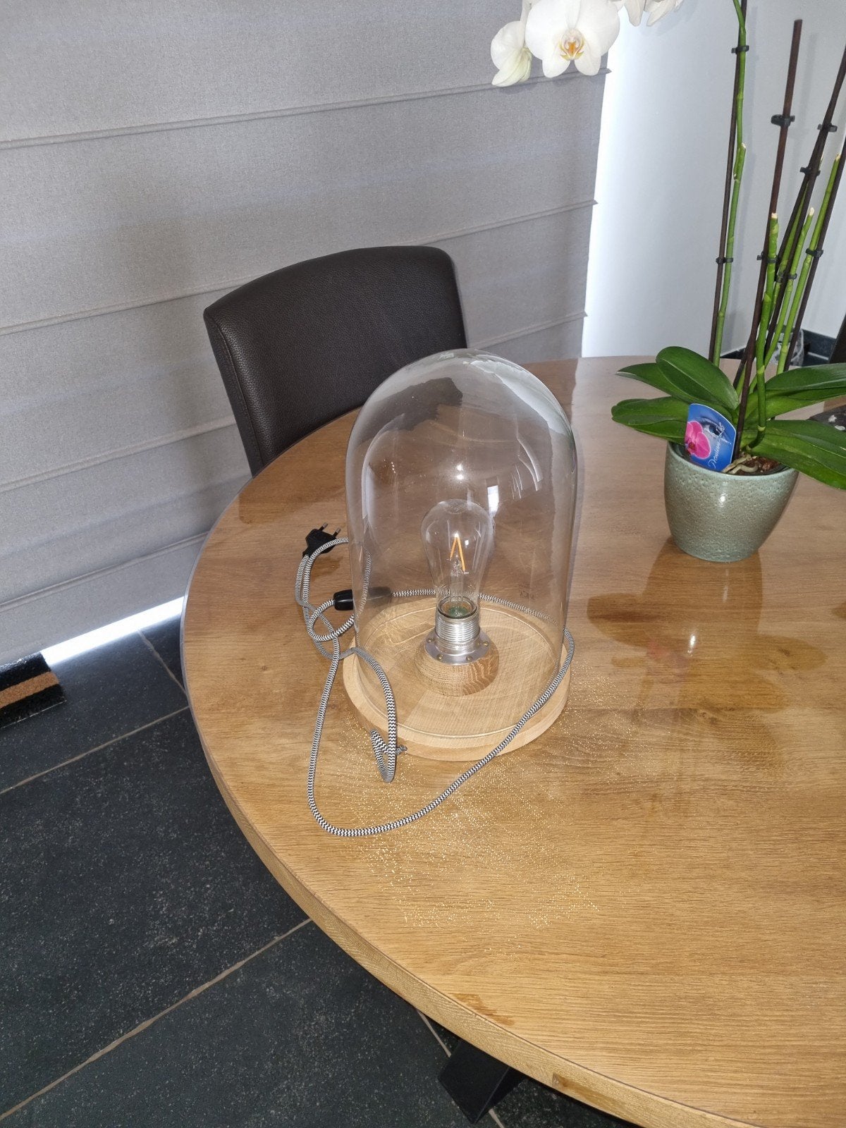 Lamp in sokkel, Huis en Inrichting, Ophalen of Verzenden