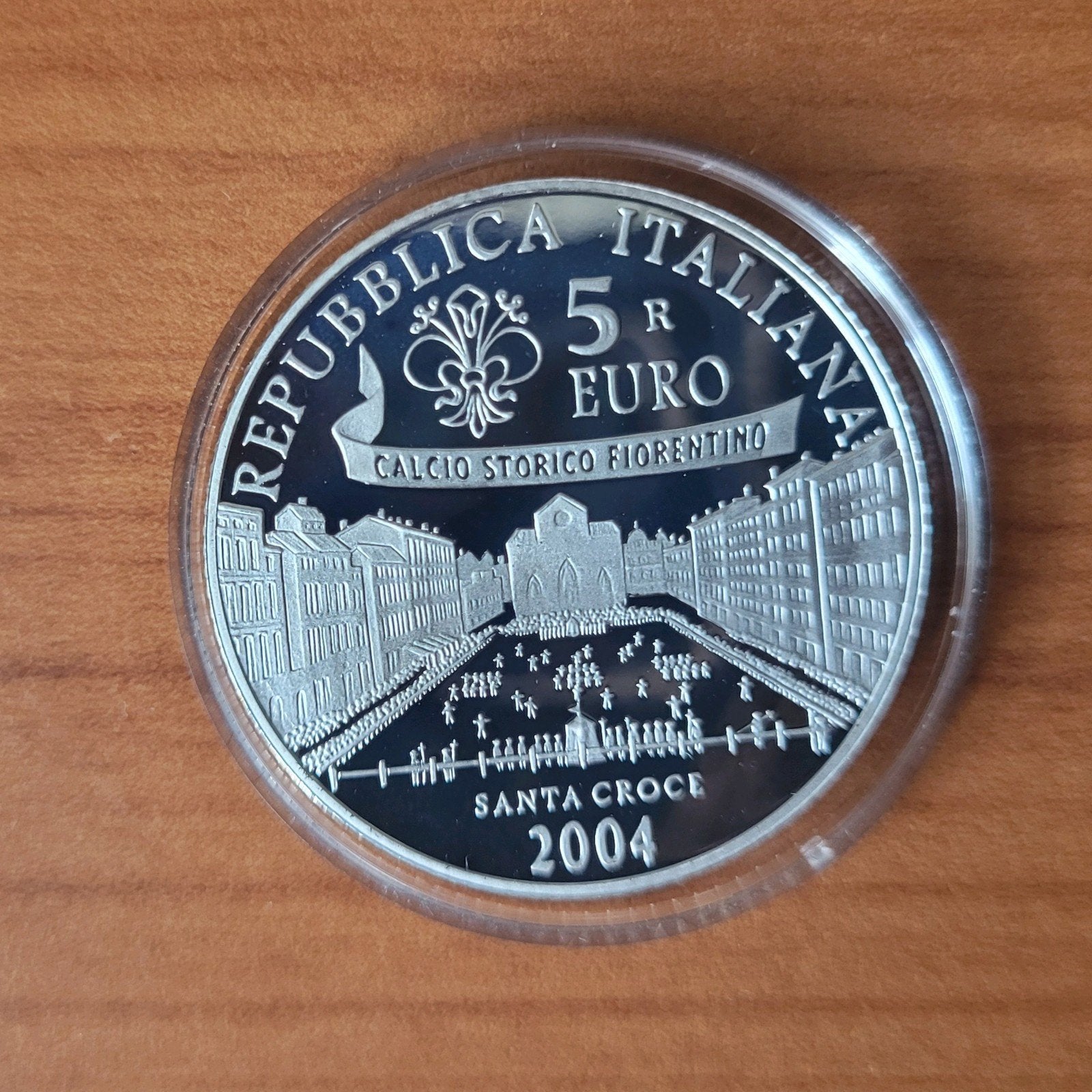 Pièce en argent Italie. 5 euros. Preuve., Timbres & Monnaies, Monnaies | Europe | Monnaies euro, Enlèvement ou Envoi, Italie, 5 euros