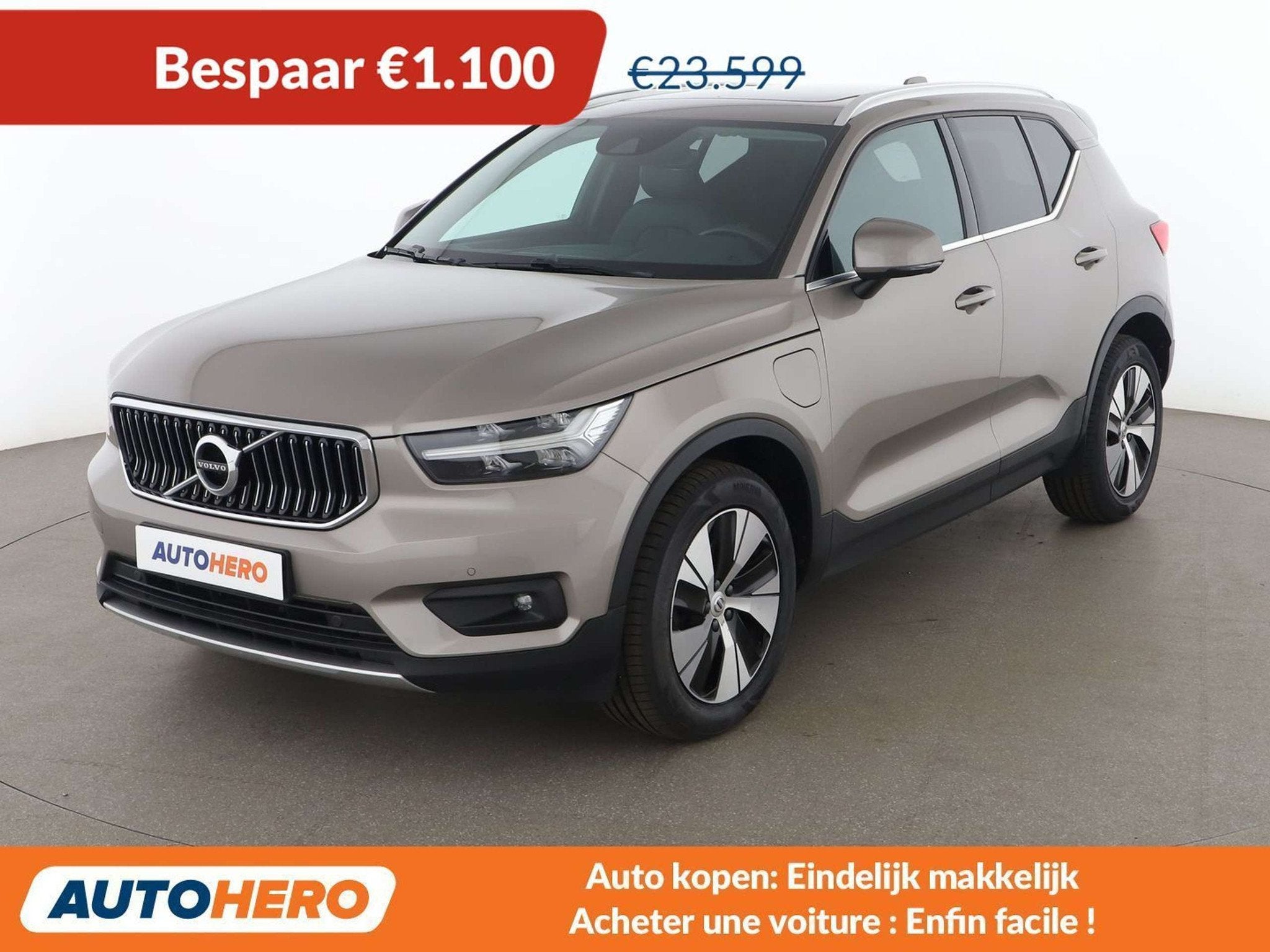 Volvo XC40 1.5 T5 Plug-in Hybrid Inscription Expr 2WD, Autos, Cuir, Argent ou Gris, Achat, 261 ch