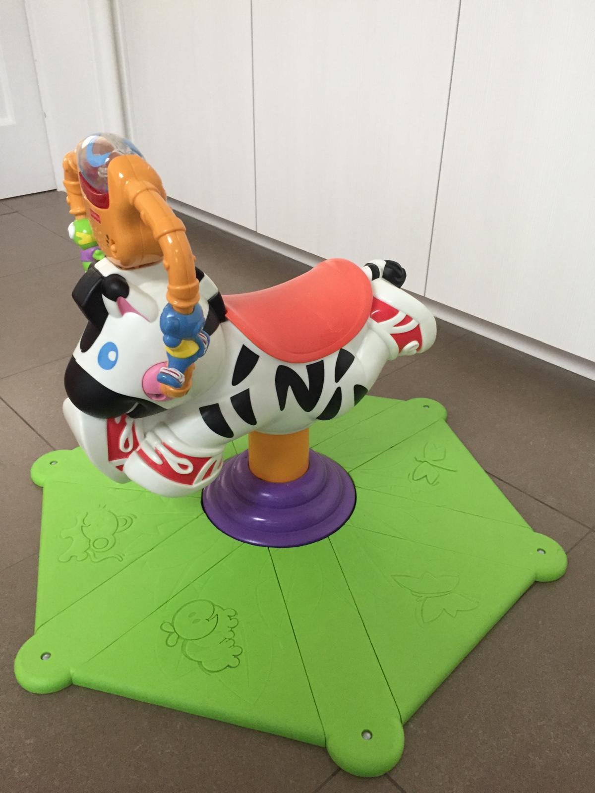 Draai & Bounce Zebra - Interactief Speelgoed, Kinderen en Baby's, Ophalen of Verzenden, Gebruikt, Overige typen